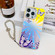 iPhone 16 Pro Electroplating Laser Butterfly Phone Case with Wrist Strap - Purple Butterflies AB3