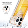 iPhone 16 Pro Electroplating Marble Dual-side IMD Phone Case - Draft Beer