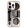 iPhone 16 Pro Electroplating Marble Dual-side IMD Phone Case - Retro Radio