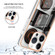 iPhone 16 Pro Electroplating Marble Dual-side IMD Phone Case - Retro Radio
