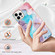 iPhone 16 Pro Electroplating Pattern IMD TPU Shockproof Case - Milky Way Blue Marble