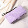 iPhone 16 Pro Embossed Rhombus Starry Leather Phone Case - Purple