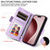 iPhone 16 Pro Embossed Rhombus Starry Leather Phone Case - Purple