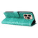 iPhone 16 Pro Embossed Sunflower Leather Phone Case - Green