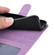iPhone 16 Pro Embossed Sunflower Leather Phone Case - Purple