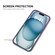 iPhone 16 Pro ENKAY Hat-Prince MagSafe Rainbow Gradient Silicone Phone Case with Lens Film - Green Blue