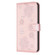 iPhone 16 Pro Four-leaf Embossed Leather Phone Case - Pink