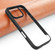 iPhone 16 Pro Frosted TPU + Transparent PC Phone Case - Black