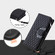 iPhone 16 Pro Glitter Lattice Zipper Wallet Leather Phone Case - Black