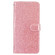 iPhone 16 Pro Glitter Powder Flip Leather Phone Case - Rose Gold