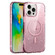 iPhone 16 Pro Glitter Powder MagSafe Magnetic Phone Case - Transparent Pink