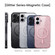 iPhone 16 Pro Glitter Powder MagSafe Magnetic Phone Case - Transparent Pink