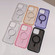 iPhone 16 Pro Glitter Powder TPU Hybrid PC MagSafe Phone Case - Translucent