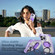 iPhone 16 Pro Gold Shield CD Pattern MagSafe Magnetic Phone Case with Rotating Stand - Transparent Purple