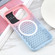 iPhone 16 Pro Gradient Color Honeycomb Aromatherapy MagSafe Phone Case - Pink Blue