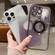 iPhone 16 Pro Gradient Glitter Electroplating MagSafe TPU Phone Case - Silver