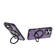iPhone 16 Pro Grating 360 Degree Rotating Holder Shockproof Phone Case - Purple