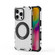 iPhone 16 Pro Grating 360 Degree Rotating Holder Shockproof Phone Case - Transparent