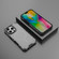 iPhone 16 Pro Grating Airbag Shockproof MagSafe Frosted Phone Case - Black