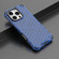 iPhone 16 Pro Honeycomb Shockproof Phone Case - Blue