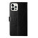 iPhone 16 Pro HT01 Y-shaped Pattern Flip Leather Phone Case - Black