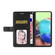 iPhone 16 Pro HT01 Y-shaped Pattern Flip Leather Phone Case - Black