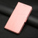 iPhone 16 Pro HT01 Y-shaped Pattern Flip Leather Phone Case - Pink