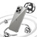 iPhone 16 Pro Ice Feel HD Transparent PC Full Coverage Phone Case - Silver