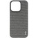 iPhone 16 Pro imak Ruiyi Series Cloth Texture PU + PC Phone Case - Dark Grey