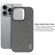 iPhone 16 Pro imak Ruiyi Series Cloth Texture PU + PC Phone Case - Dark Grey