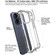 iPhone 16 Pro IMAK Space Shield PC + TPU Airbag Shockproof Phone Case - Transparent