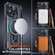 iPhone 16 Pro Invisible Bracket MagSafe Magnetic Phone Case - Green