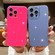 iPhone 16 Pro Jelly Glitter Solid Color TPU Phone Case - Orange