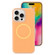 iPhone 16 Pro Jelly Liquid Silicone MagSafe Magnetic Phone Case - Orange iPhone 16 Pro Jelly Liquid Silicone MagSafe Magnetic Phone Case - Orange