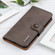 iPhone 16 Pro KHAZNEH Cowhide Texture Horizontal Flip Leather Phone Case - Khaki