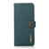 iPhone 16 Pro KHAZNEH Custer Genuine Leather RFID Phone Case - Green