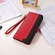 iPhone 16 Pro KHAZNEH Litchi Texture Leather RFID Phone Case - Red