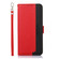 iPhone 16 Pro KHAZNEH Litchi Texture Leather RFID Phone Case - Red