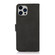 iPhone 16 Pro KHAZNEH Matte Texture Leather Phone Case - Black