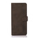 iPhone 16 Pro KHAZNEH Matte Texture Leather Phone Case - Brown