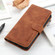 iPhone 16 Pro KHAZNEH Retro Texture Leather Phone Case - Brown