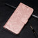 iPhone 16 Pro Lace Flower Embossing Flip Leather Phone Case - Rose Gold