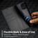 iPhone 16 Pro LC.IMEEKE Carbon Fiber Leather Phone Case - Horizontal Black