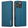 iPhone 16 Pro LC.IMEEKE L1 Series Frosted Fine Texture PU Phone Case - Blue