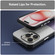 iPhone 16 Pro Leather Texture MagSafe Magnetic TPU + PC Phone Case - Light Purple