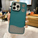 iPhone 16 Pro Leather Textured Fan Hollow Cooling MagSafe Magnetic Phone Case - Green