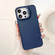 iPhone 16 Pro Lens Frame Holder Shockproof Phone Case - Blue