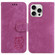iPhone 16 Pro Little Tiger Embossed Leather Phone Case - Rose Red iPhone 16 Pro Little Tiger Embossed Leather Phone Case - Rose Red