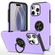 iPhone 16 Pro Magnetic Ring Holder Phone Case - Purple