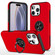 iPhone 16 Pro Magnetic Ring Holder Phone Case - Red